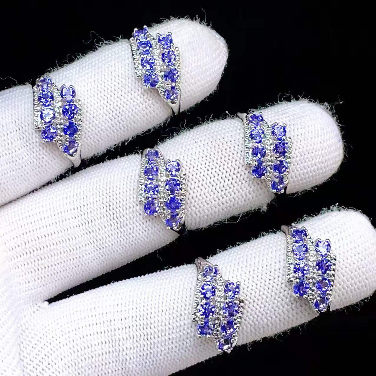Yahoo! Yahoo!ショッピング(ヤフー ショッピング)PROME 天然石 特別仕様品・限定品・再入荷不可・タンザナイト・白銅指輪・フリーサイズ・p5609