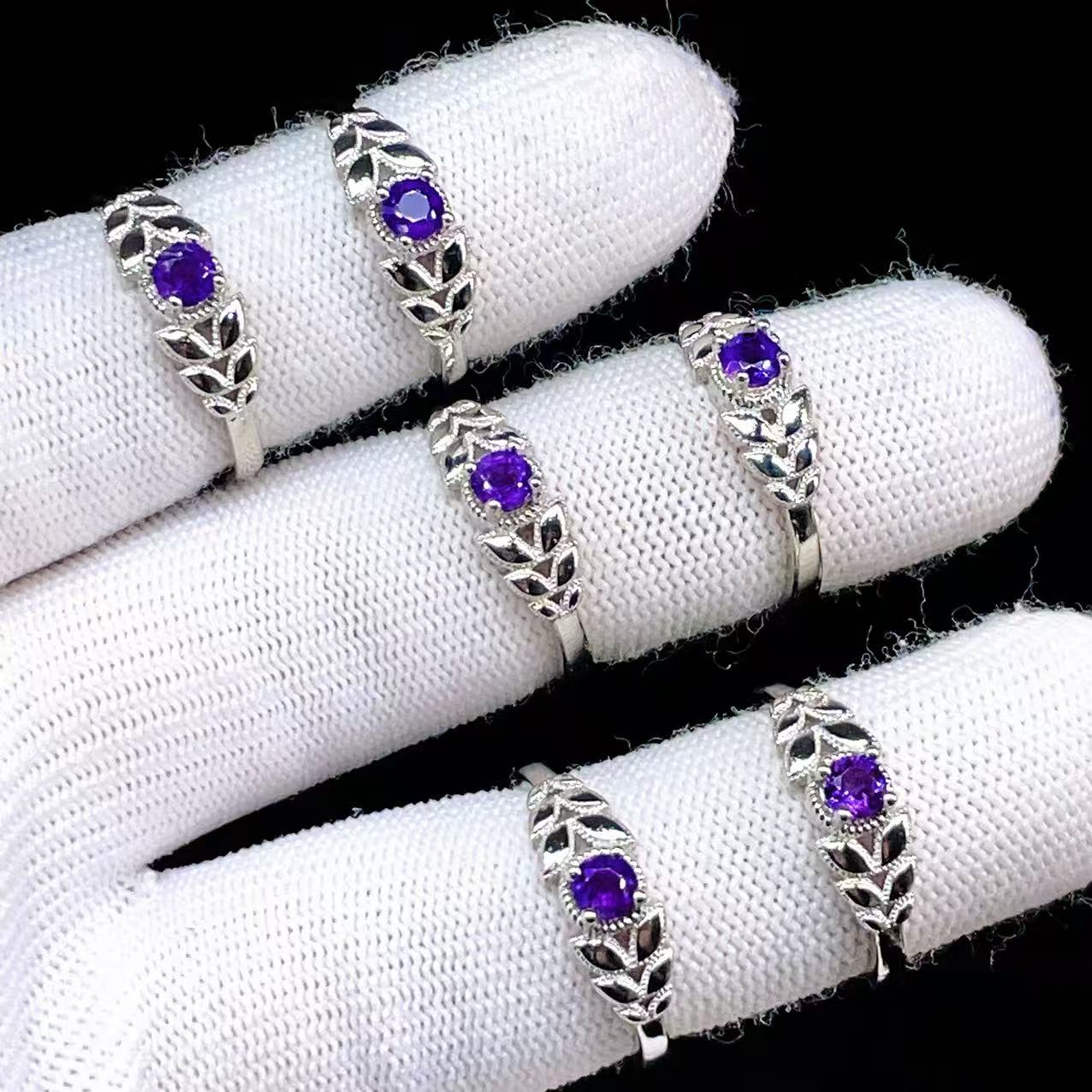 Yahoo! Yahoo!ショッピング(ヤフー ショッピング)PROME 天然石 特別仕様品・限定品・再入荷不可・アメジスト・白銅指輪・フリーサイズ・p5633