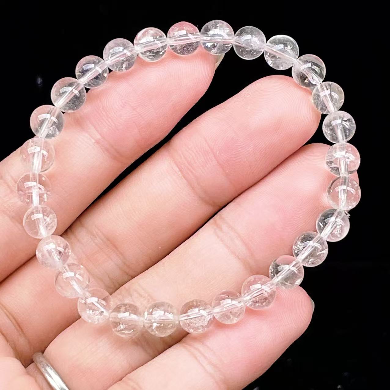 Yahoo! Yahoo!ショッピング(ヤフー ショッピング)PROME 天然石【一点物】 ・高品質・希少鉱・ハーキマーダイヤモンド・オイルインクォーツ・石油入り水晶・アメリカニューヨーク州産・ブレスレット  v63684