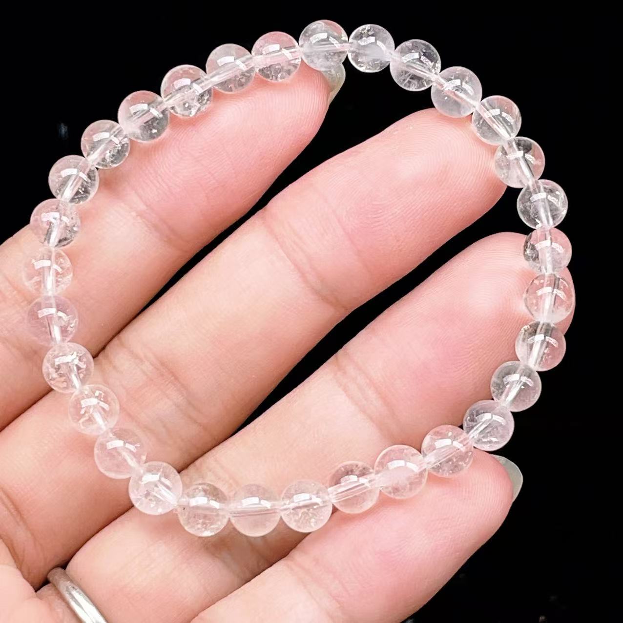 Yahoo! Yahoo!ショッピング(ヤフー ショッピング)PROME 天然石【一点物】 ・高品質・希少鉱・ハーキマーダイヤモンド・オイルインクォーツ・石油入り水晶・アメリカニューヨーク州産・ブレスレット  v63685