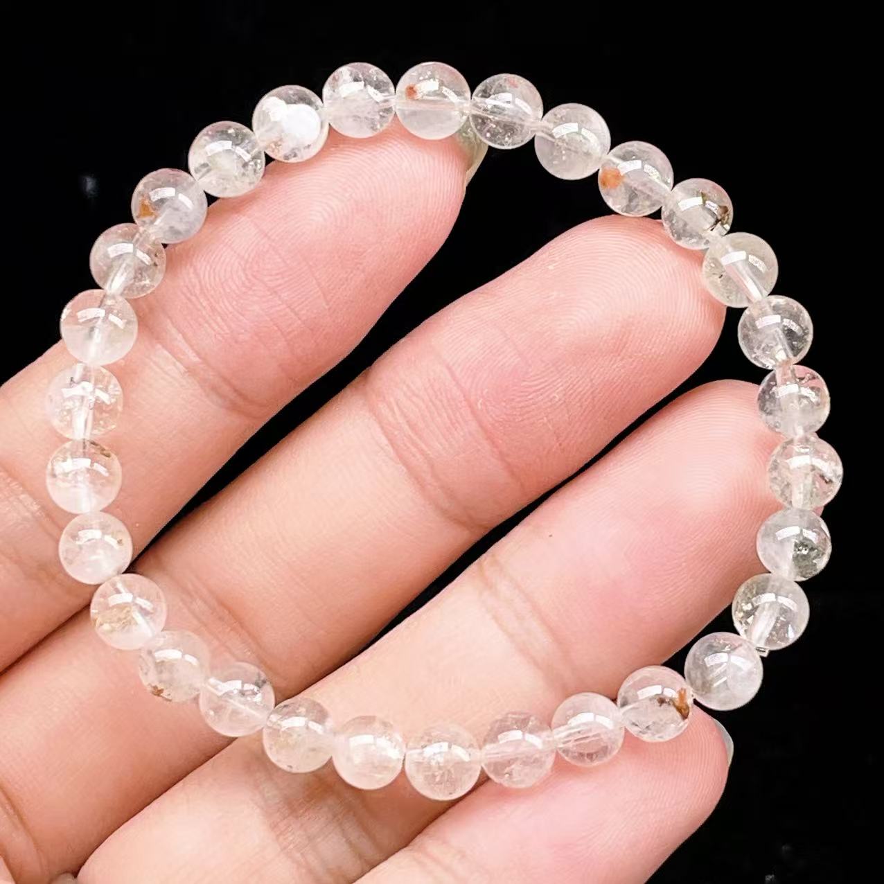 Yahoo! Yahoo!ショッピング(ヤフー ショッピング)PROME 天然石【一点物】 ・高品質・希少鉱・ハーキマーダイヤモンド・オイルインクォーツ・石油入り水晶・アメリカニューヨーク州産・ブレスレット  v63695