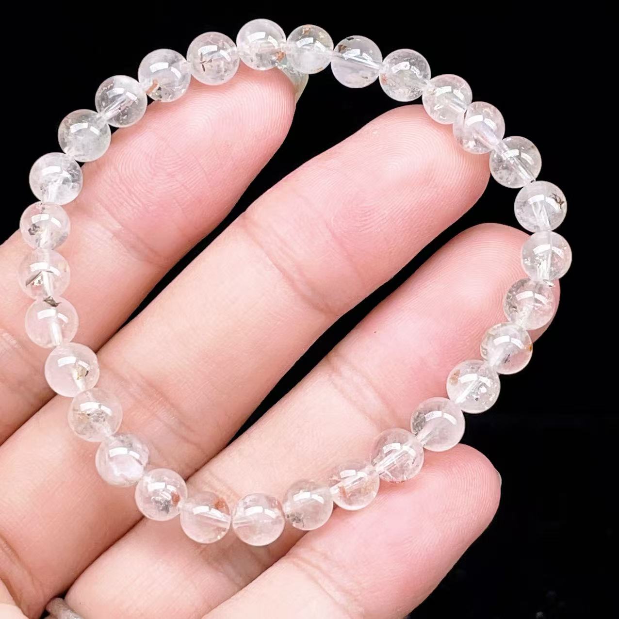 Yahoo! Yahoo!ショッピング(ヤフー ショッピング)PROME 天然石【一点物】 ・高品質・希少鉱・ハーキマーダイヤモンド・オイルインクォーツ・石油入り水晶・アメリカニューヨーク州産・ブレスレット  v63696