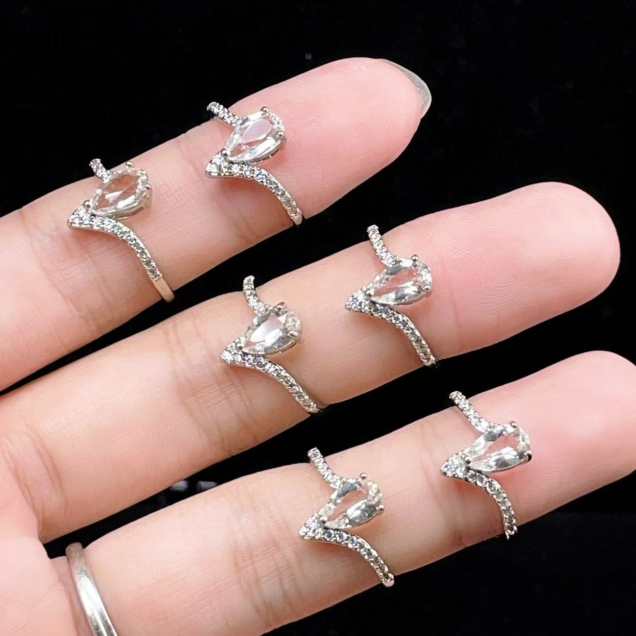 Yahoo! Yahoo!ショッピング(ヤフー ショッピング)PROME 天然石・特別仕様品・再入荷不可・水晶・白銅指輪・フリーサイズ・p5387