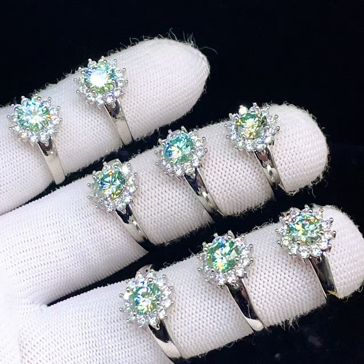 PROME 天然石 特別仕様品・限定品・再入荷不可・モアサナイト・白銅