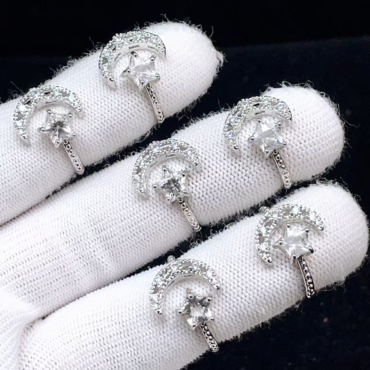 PROME 天然石・特別仕様品・限定品・再入荷不可・水晶・白銅（キュプロニッケル）製・指輪・フリーサイズ・P6873