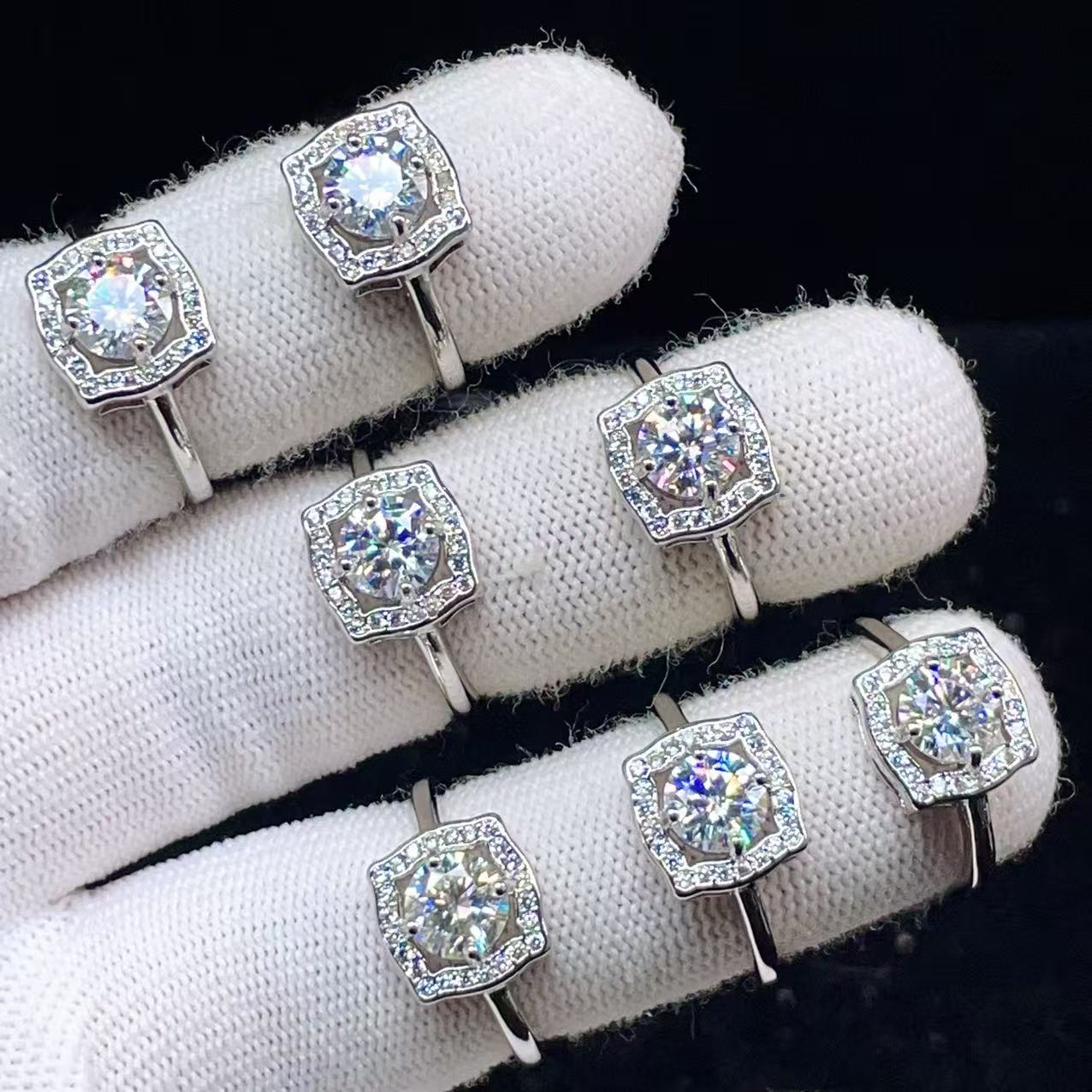 PROME 天然石 特別仕様品・限定品・再入荷不可・モアサナイト・白銅