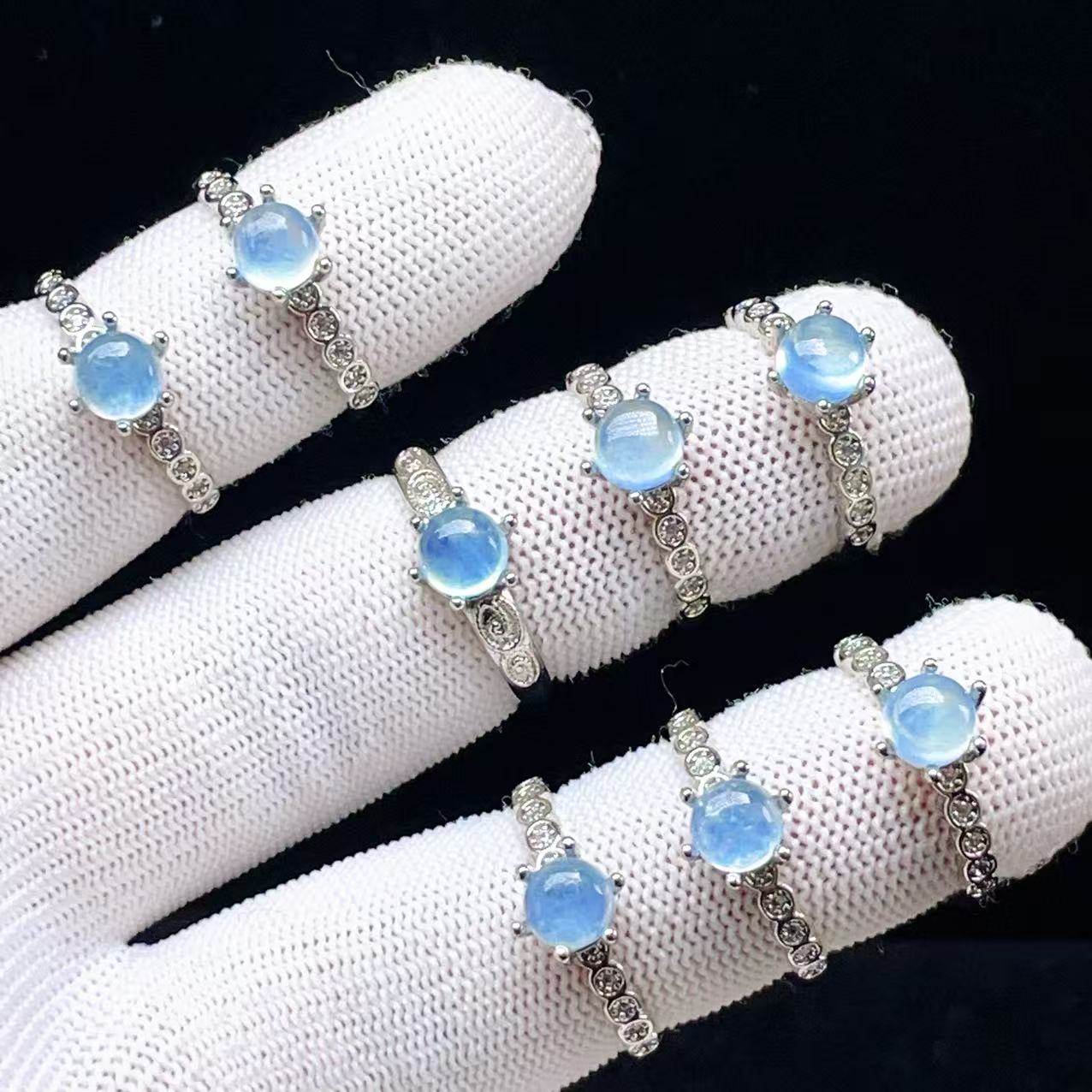 PROME 天然石 特別仕様品・限定品・再入荷不可・アクアマリン・白銅 