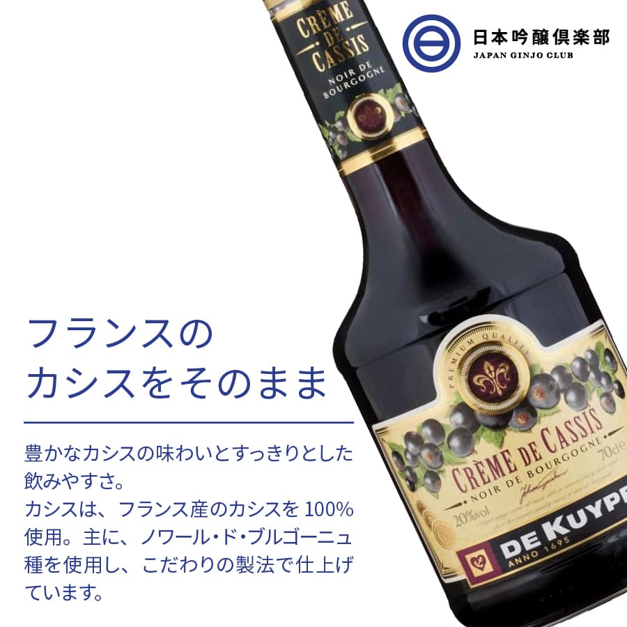 デカイパー クレーム ド カシス ノワール・ド・ブルゴーニュ 700ml 6本セット リキュール パーティー キリン 宅飲み 買い回り  :4901411043982-set:日本吟醸倶楽部 - 通販 - Yahoo!ショッピング