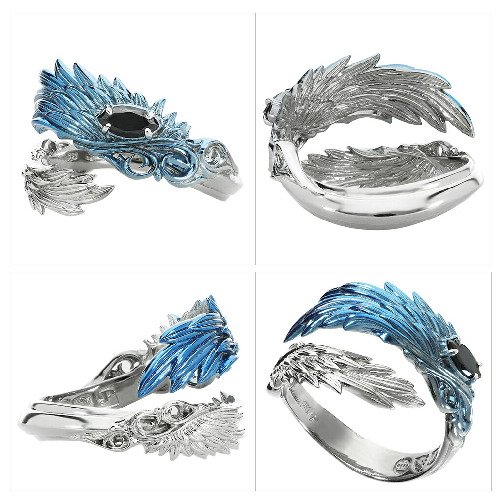 ARTEMIS KINGS（アルテミスキングス） 青彩 ウイング リング 指輪 13