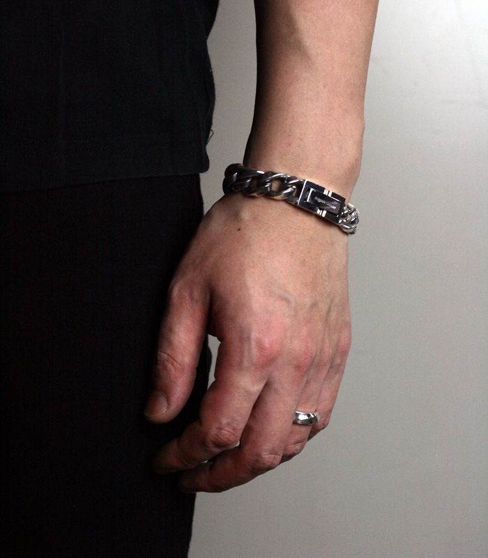 ArgentGleam アージェントグリーム シルバー925 ブレスレット Stream Chain Bracelet AB-477 ブランド ARGENT GLEAM アクセサリー 爆買の画像