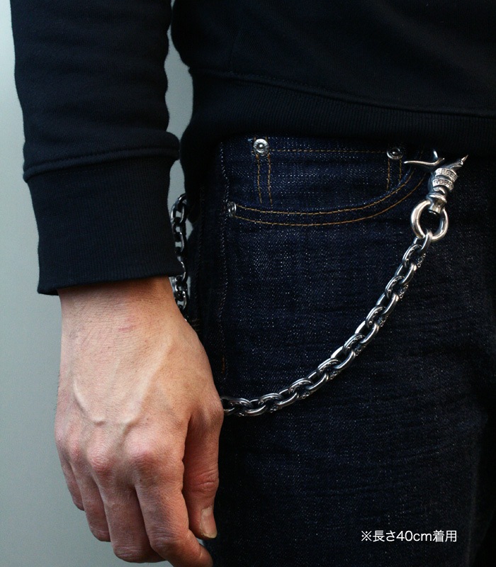 ArgentGleam アージェントグリーム シルバー925 ウォレットチェーン NIRVANA WC Small TYPE2 AC-196 ブランド ARGENT GLEAM アクセサリー 爆買の画像