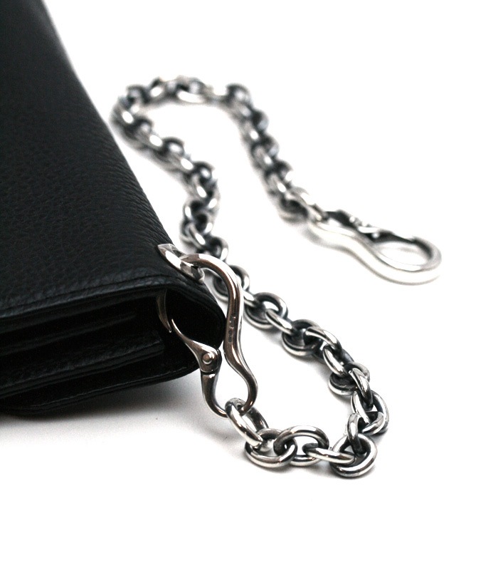 ArgentGleam アージェントグリーム シルバー925 ウォレットチェーン AG Carabiner Small&Small AC-238 ブランド ARGENT GLEAM アクセサリー 爆買の画像