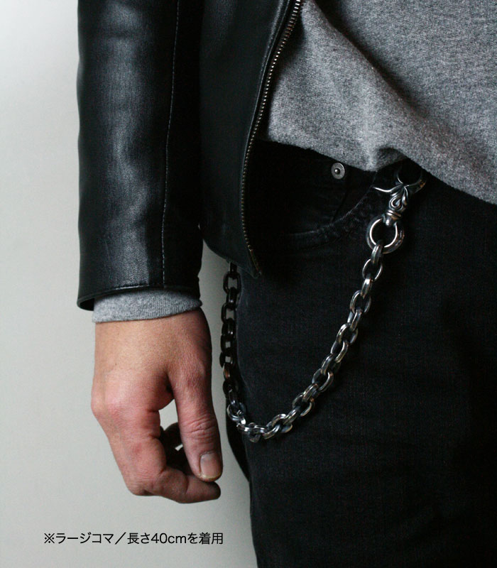 ArgentGleam アージェントグリーム シルバー925 ウォレットチェーン Spinal WalletChain Large Silver AC-289 ブランド ARGENT GLEAM アクセサリー 爆買の画像