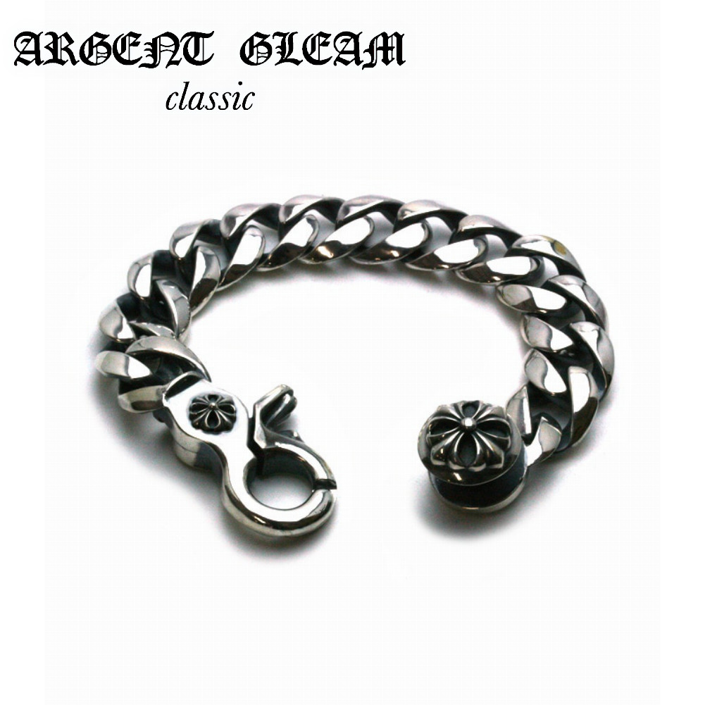 ArgentGleam Classic アージェントグリームクラシック シルバー925 ブレスレット Wide AGB-045 ブランド ARGENT GLEAM アクセサリー 爆買
