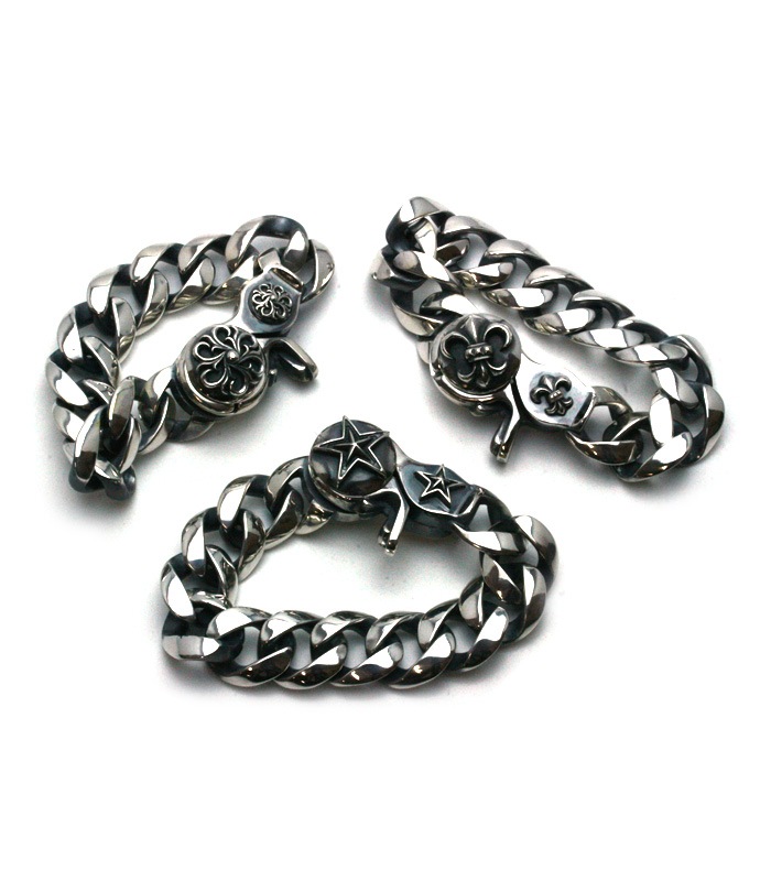 ArgentGleam Classic アージェントグリームクラシック シルバー925 ブレスレット Wide AGB-045 ブランド ARGENT GLEAM アクセサリー 爆買の画像