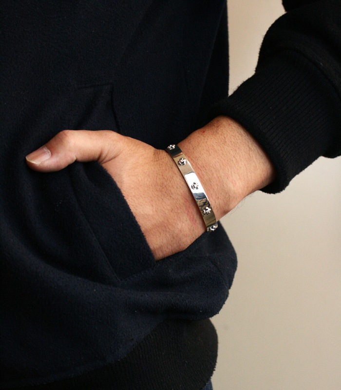 ArgentGleam Classic アージェントグリームクラシック シルバー925 バングル ユリ AGB-083 ブランド ARGENT GLEAM アクセサリー 爆買の画像