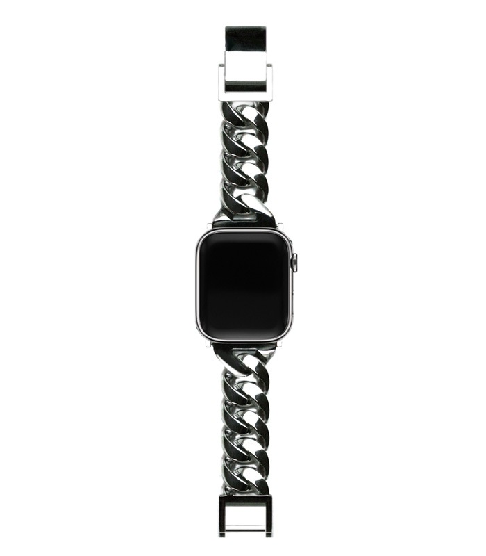 ArgentGleam Classic アージェントグリームクラシック シルバー925 ブレスレット APPLE WATCH CHAIN BAND PLAIN 49mm 45mm 44mm 42mm AGB-180 爆買の画像