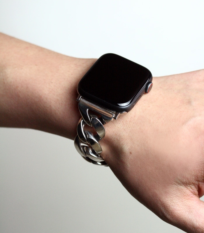 ArgentGleam Classic アージェントグリームクラシック シルバー925 ブレスレット APPLE WATCH CHAIN BAND PLAIN 49mm 45mm 44mm 42mm AGB-180 爆買の画像