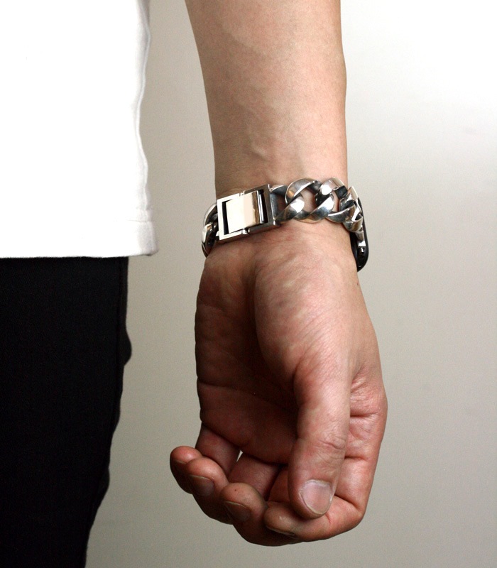 ArgentGleam Classic アージェントグリームクラシック シルバー925 ブレスレット APPLE WATCH CHAIN BAND PLAIN 49mm 45mm 44mm 42mm AGB-180 爆買の画像