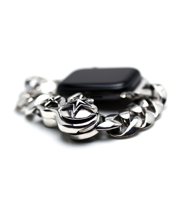 ArgentGleam Classic アージェントグリームクラシック シルバー925 ブレスレット APPLE WATCH CHAIN BAND CLIP 49mm 45mm 44mm 42mm AGB-181 ブランド 爆買の画像