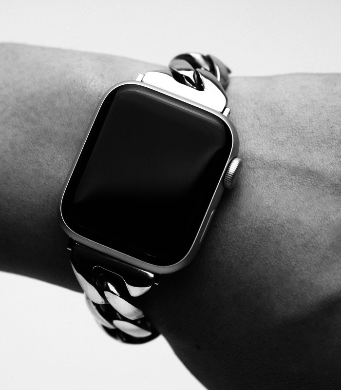 ArgentGleam Classic アージェントグリームクラシック シルバー925 ブレスレット APPLE WATCH CHAIN BAND CLIP 41mm 40mm 38mm AGB-184 ブランド 爆買の画像