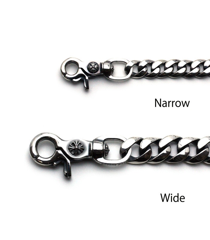 ArgentGleam Classic アージェントグリームクラシック シルバー925 ウォレットチェーン DoubleClip Narrow Walletchain AGC-041 ブランド ARGENT 爆買の画像