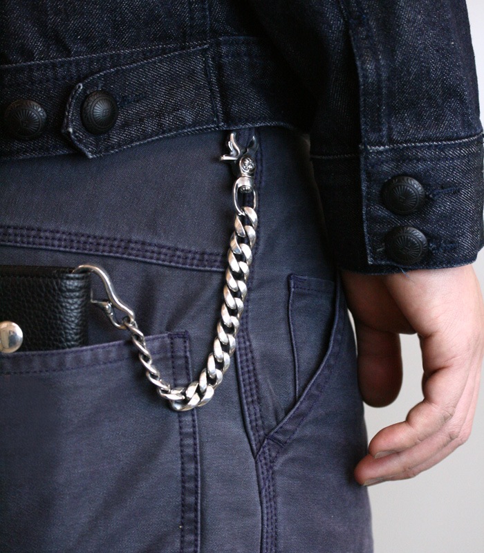 ArgentGleam Classic アージェントグリームクラシック シルバー925 ウォレットチェーン VeryShort Small & Narrow AGC-191 ブランド ARGENT GLEAM 爆買の画像