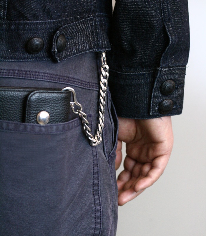 ArgentGleam Classic アージェントグリームクラシック シルバー925 ウォレットチェーン VeryShort Small & Narrow AGC-191 ブランド ARGENT GLEAM 爆買の画像