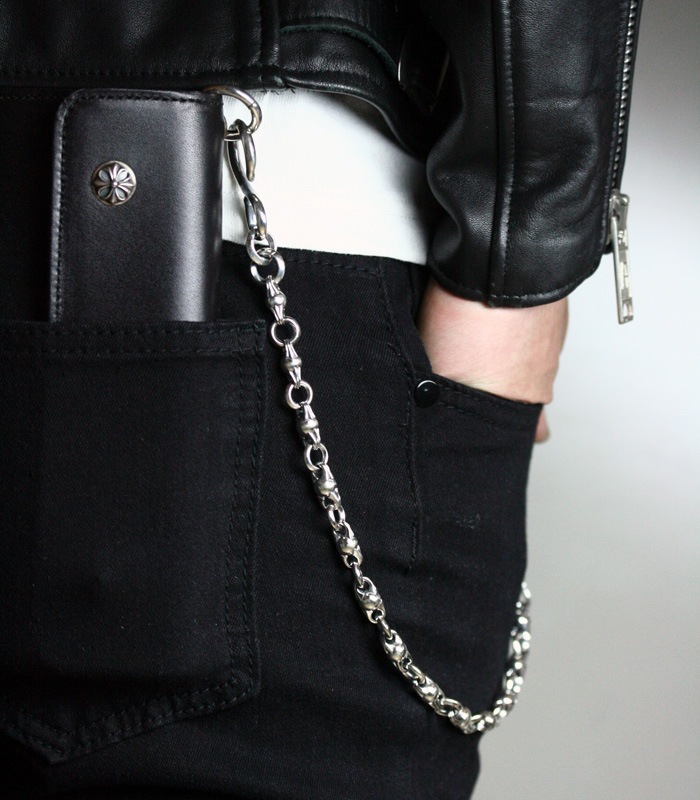 小物 ArgentGleam Classic Medium Walletchain シルバーアクセサリーブランドアージェントグリーム