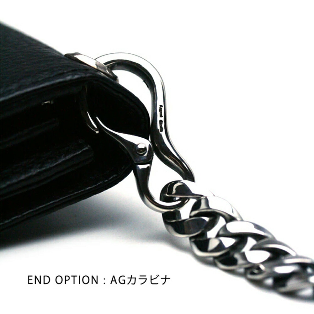 Argent Gleam Classic ウォレットチェーン シルバー 925 メンズ 30