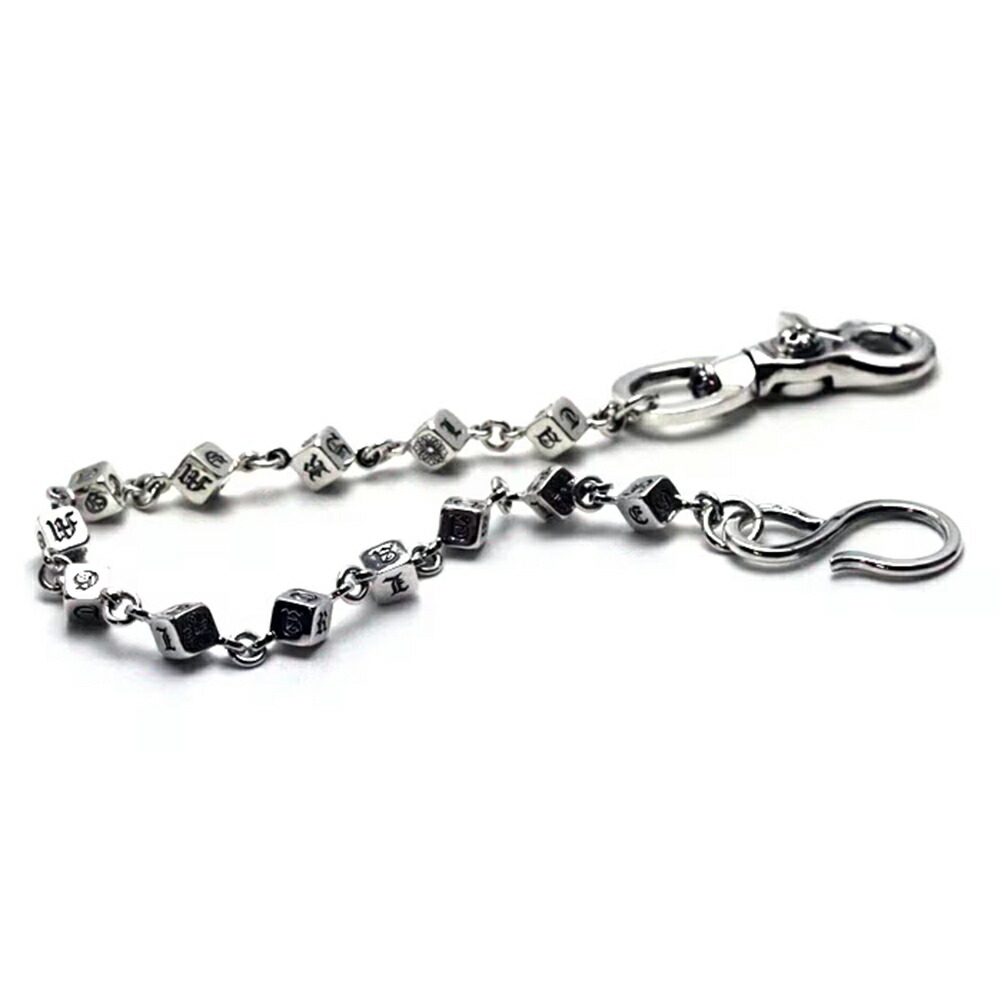 Argent Gleam Classic ウォレットチェーン シルバー 925 メンズ 30