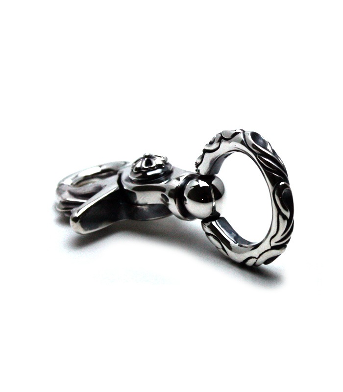 ArgentGleam Classic アージェントグリームクラシック シルバー925 キーホルダー Knocker Arabesque AGK-078 ブランド ARGENT GLEAM アクセサリー 爆買の画像