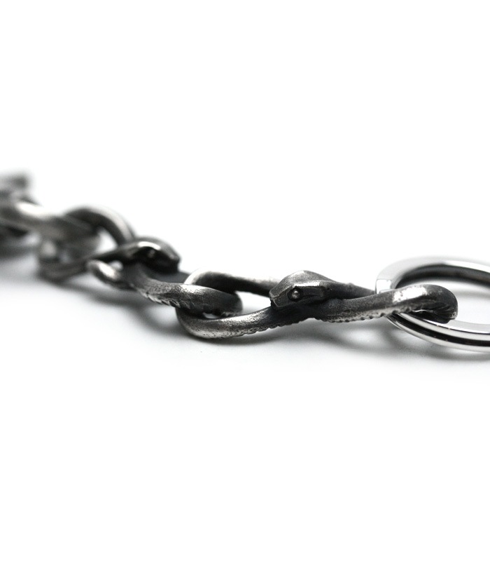ArgentGleam アージェントグリーム シルバー925 キーホルダー Infinity Snake keychain AK-130 ブランド ARGENT GLEAM アクセサリー 爆買の画像
