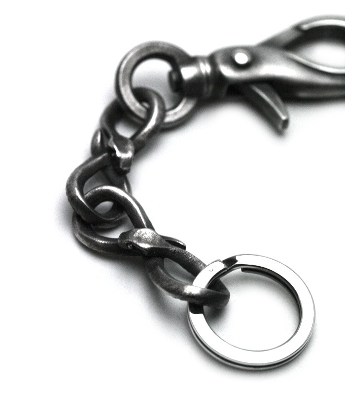 ArgentGleam アージェントグリーム シルバー925 キーホルダー Infinity Snake keychain AK-130 ブランド ARGENT GLEAM アクセサリー 爆買の画像