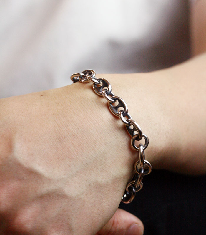 ArgentGleam LT アージェントグリーム LT シルバー925 ブレスレット Anchor Chain Bracelet Small LTB-038 ブランド ARGENT GLEAM アクセサリー 爆買の画像