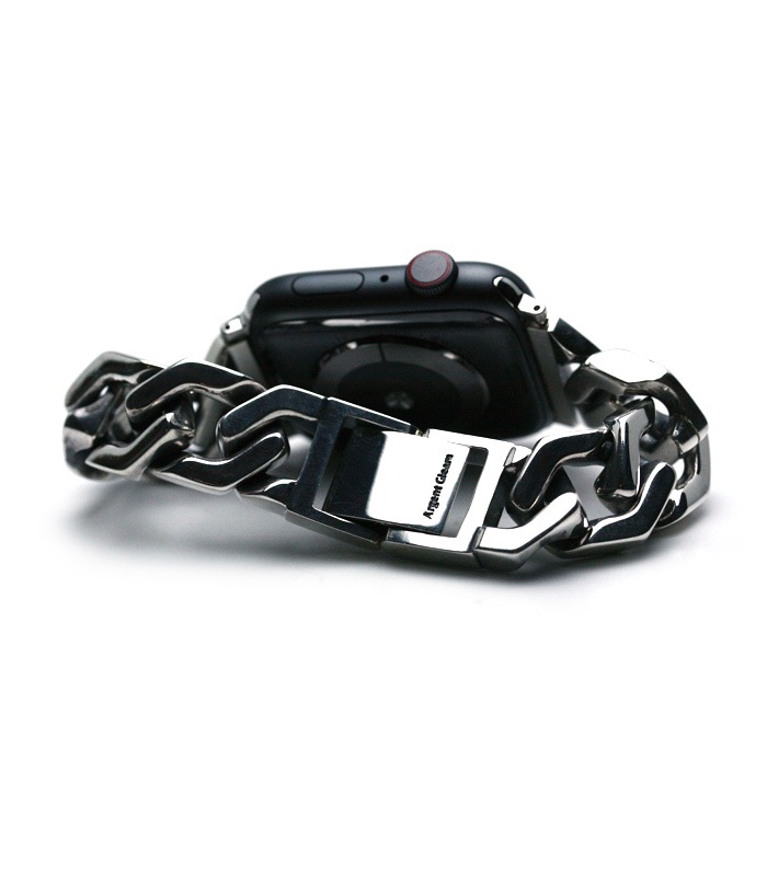 ArgentGleam Classic アージェントグリームクラシック シルバー925 アップルウォッチバンド APPLE WATCH CHAIN BAND Hex LTB-044 ブランド ARGENT 爆買の画像