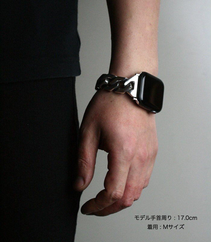 ArgentGleam Classic アージェントグリームクラシック シルバー925 アップルウォッチバンド APPLE WATCH CHAIN BAND Hex LTB-044 ブランド ARGENT 爆買の画像