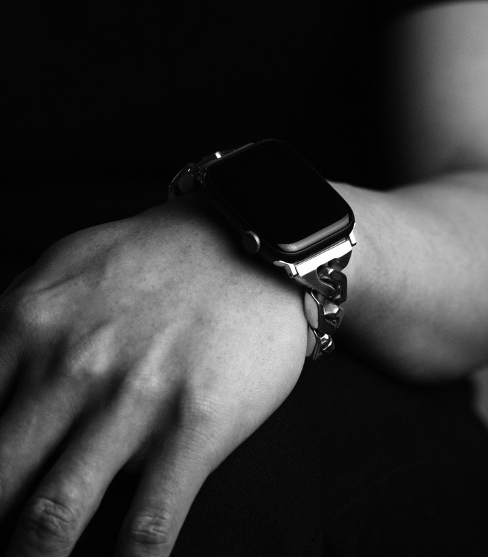 ArgentGleam Classic アージェントグリームクラシック シルバー925 アップルウォッチバンド APPLE WATCH CHAIN BAND Hex LTB-044 ブランド ARGENT 爆買の画像