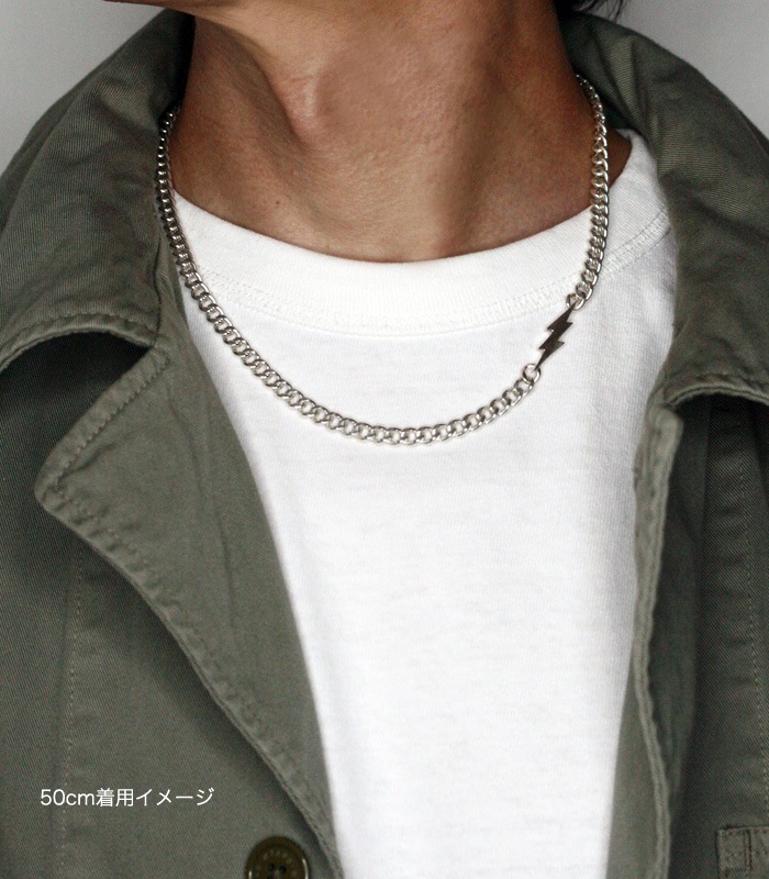 ArgentGleam LT アージェントグリーム LT シルバー925 ネックレス Thunder ChainNecklace Wide LTN-034 ブランド ARGENT GLEAM アクセサリー 爆買の画像