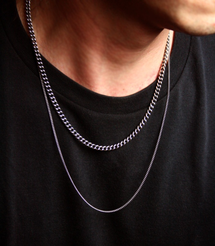 ArgentGleam LT アージェントグリーム LT シルバー925 ネックレス Layered Chain Necklace LTN-044 ブランド ARGENT GLEAM アクセサリー 爆買の画像