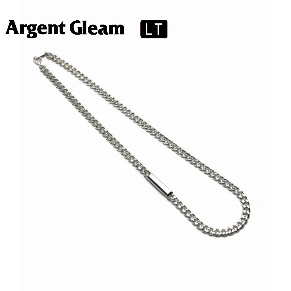 ArgentGleam LT �A�[�W�F���g�O���[�� LT �V���o�[925 �l�b�N���X Ingot ChainNecklace Wide LTN-049 �u�����h ARGENT GLEAM �A�N�Z�T���[ ����