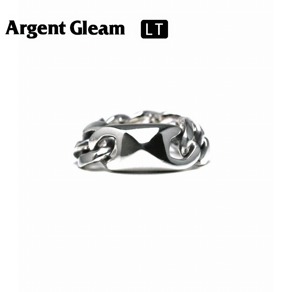 ArgentGleam LT ȥ꡼ LT С925   Pyramid Studs Chain Ring Narrow LTR-022 ֥ ARGENT GLEAM ꡼