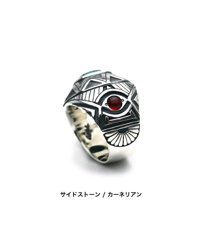 APPLIED アプライド スモーキークォーツ シルバー925 リング 指輪 TR-514 ブランド ARGENT GLEAM ArgentGleam アージェントグリーム アクセサリー 爆買の画像