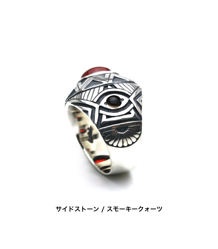 APPLIED アプライド スモーキークォーツ シルバー925 リング 指輪 TR-514 ブランド ARGENT GLEAM ArgentGleam アージェントグリーム アクセサリー 爆買の画像