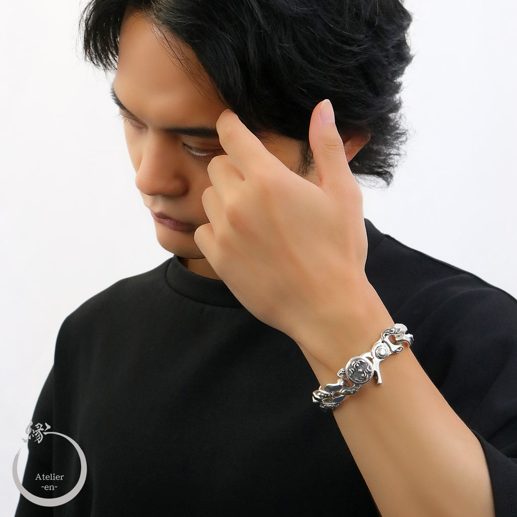 アトリエ縁 テトラケレス チェーンブレスレット シルバー ブレスレット