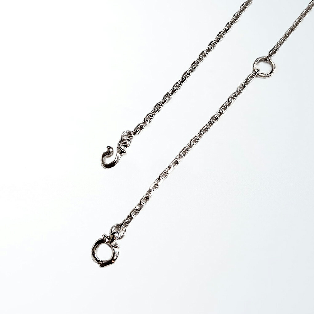 アトリエ縁 オリジナル チェーンネックレス ランプシー シルバー ネックレス デザインチェーン フック シルバー アクセサリー ブランド メンズ 男性 爆買の画像