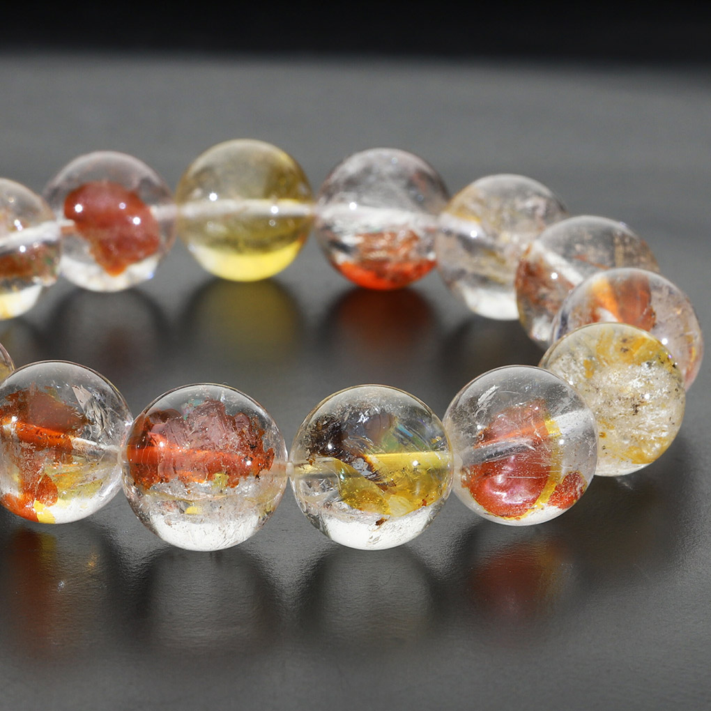 G★特選プレミアム★希少レア計２００g【天然水晶ポイント２種セット♦】♡ 新宿銀の蔵 シルバーアクセサリー - 天然オーラクォーツ(錦鯉水晶