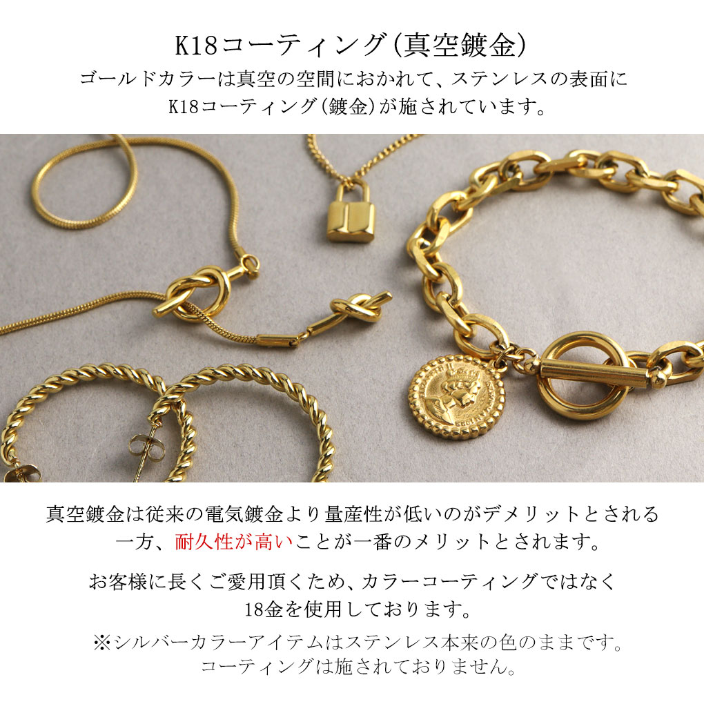 ステンレス ゴールド コイン マンテル ブレスレット サージカルステンレス 18金 K18 コーティング 金属アレルギーフリー ニッケルフリー 硬貨  メダル : axi-bracelet21-gd : 新宿銀の蔵 シルバーアクセサリー - 通販 - Yahoo!ショッピング