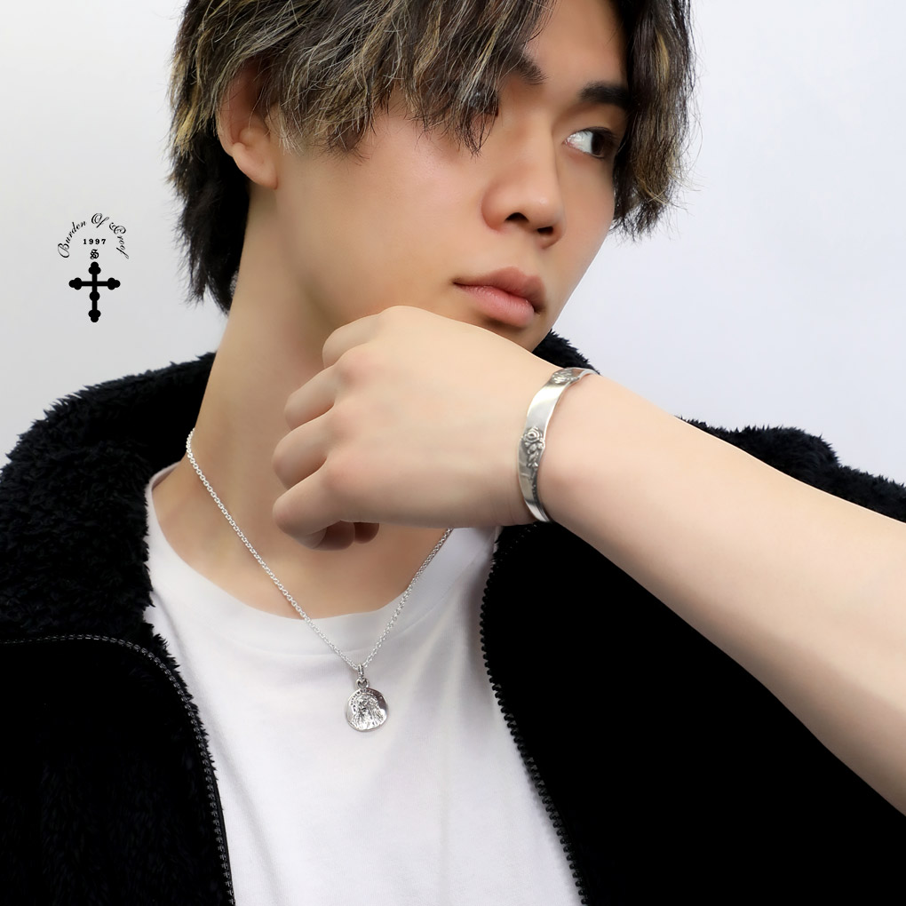 BURDEN OF PROOF（バーデンオブプルーフ） ジーザス メダイ ネックレス