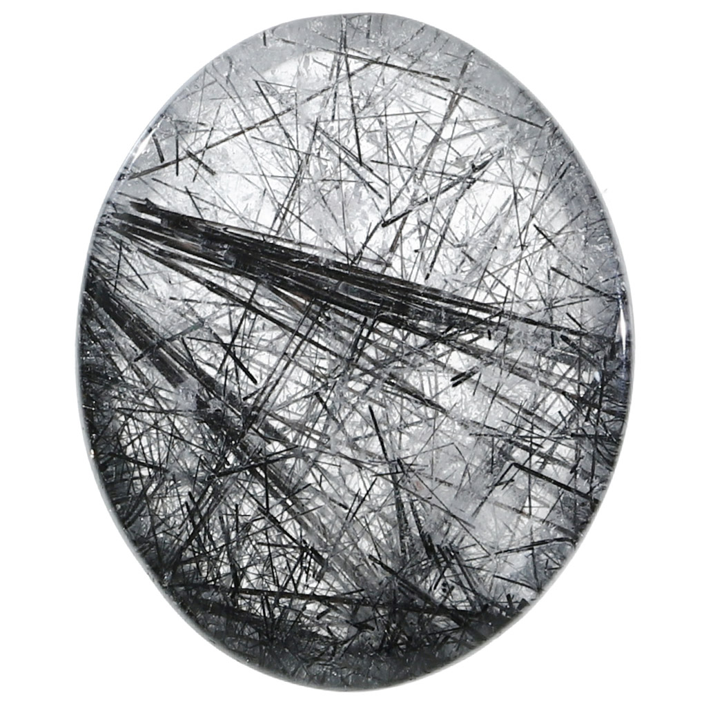 ブラックルチルクォーツ ルース 磨き 原石 ブラックルチル ブラック 黒